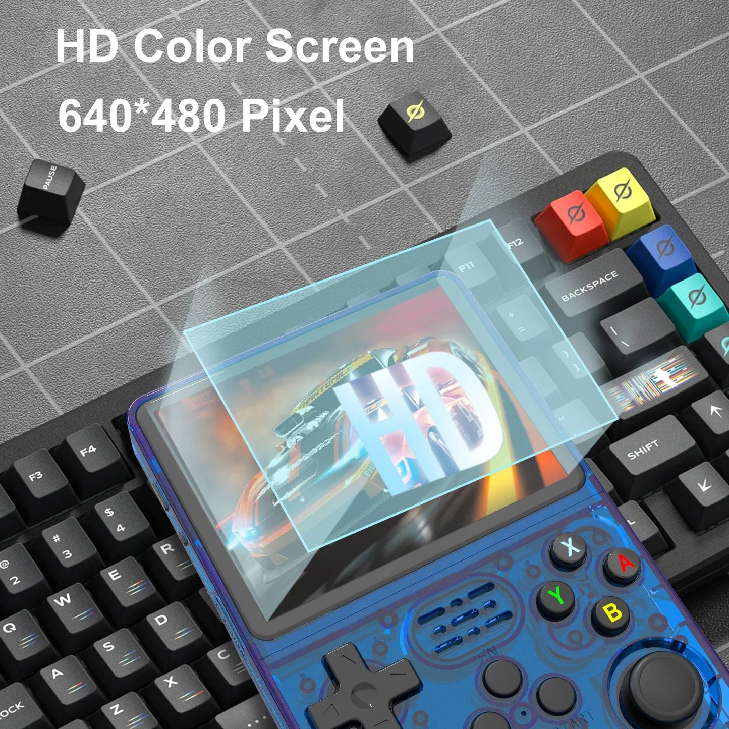 R36S Open Source K36 Handheld Game Console with 16000+ Games and 3.5" IPS Screen