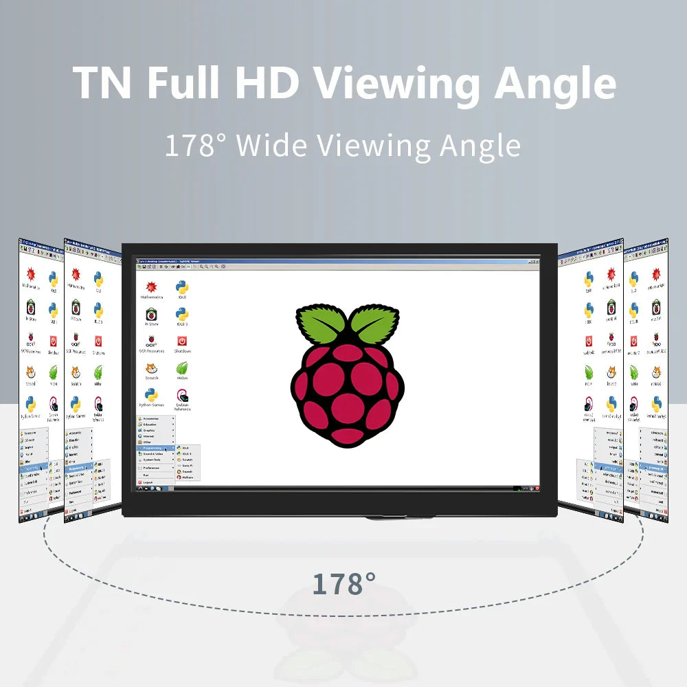 7 Inch LCD IPS Display HDMI Touch Screen for Raspberry Pi & PC