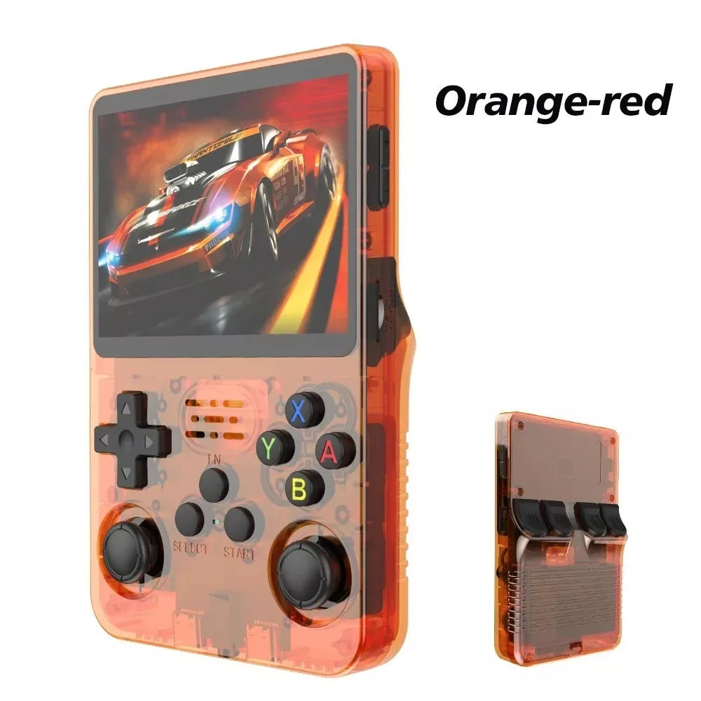 R36S Retro Handheld Video Game Console - 3.5" IPS Screen, 128GB Storage
