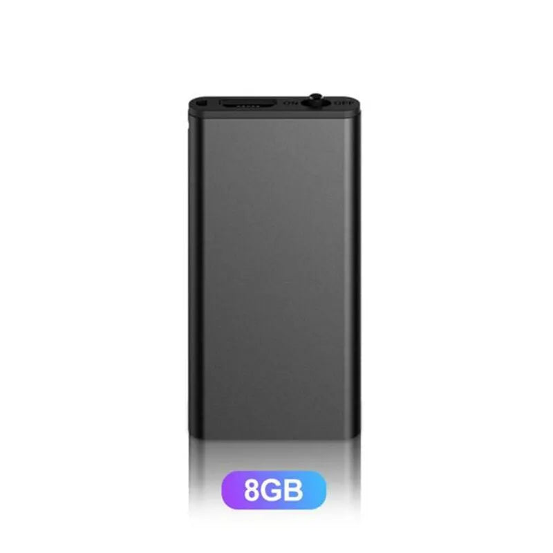 Ultra-Thin Mini Voice Recorder with Sound Activation & HD Noise Reduction