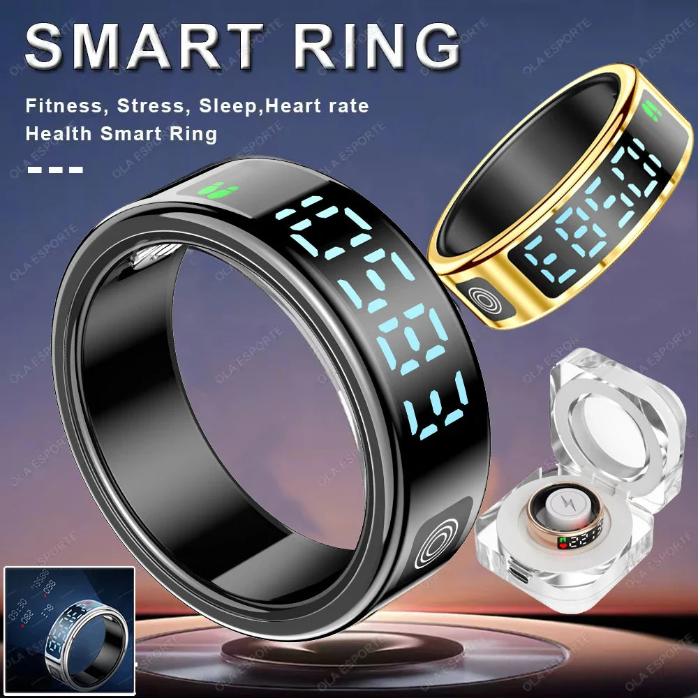 Waterproof Smart Ring for Xiaomi | Military Health Monitor | Gesture & Fitness Tracker 2025