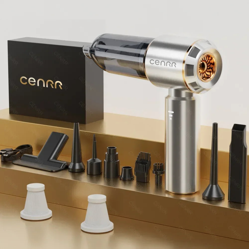 CENRR 998000PA Car Vacuum Cleaner - Cordless, Powerful, and Portable