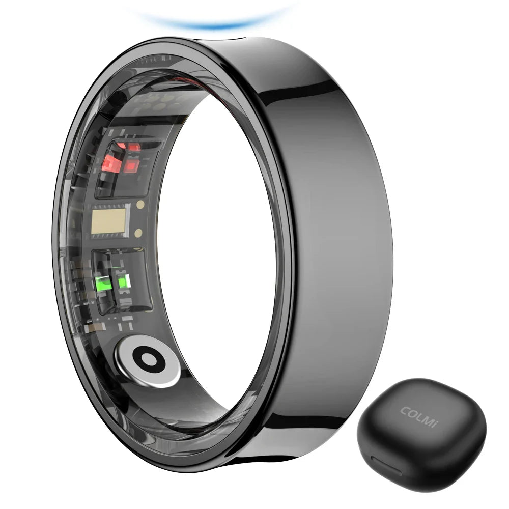 2024 COLMI R09 Smart Ring with Charging Case, Health & Sleep Monitor