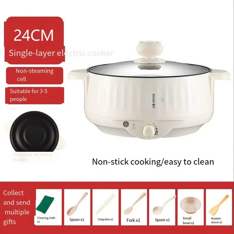 Electric Cooking Pot - Rice Cooker & Wok