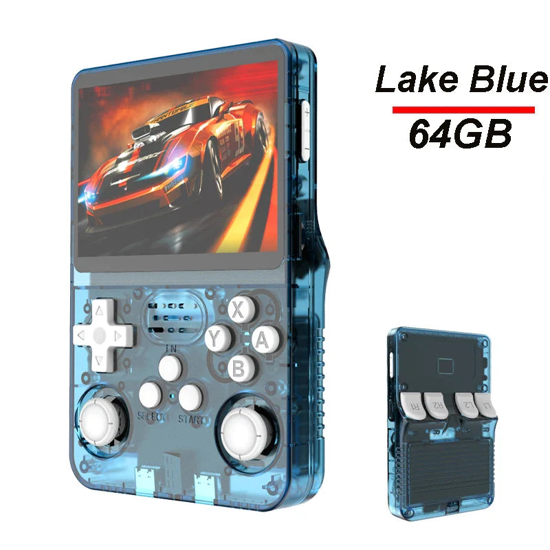 R36S Handheld Game Console with 3.5-Inch IPS, 20,000 Games, Arkos System