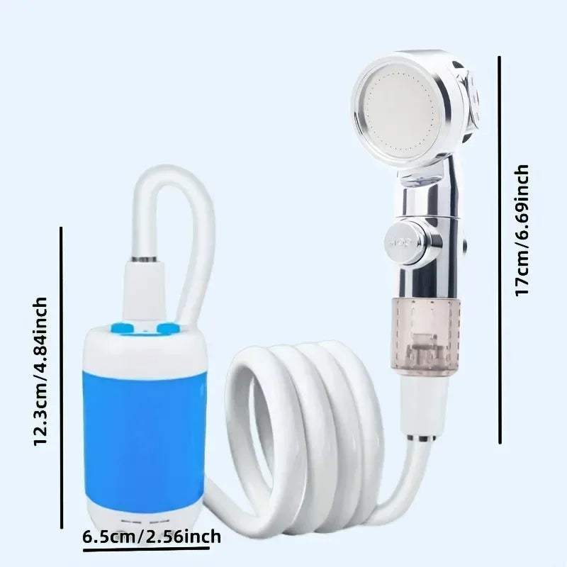 USB Rechargeable Shower Head