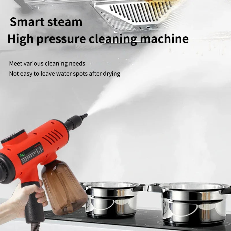 High-Pressure Handheld Steam Cleaner - 1200W for Household & Kitchen