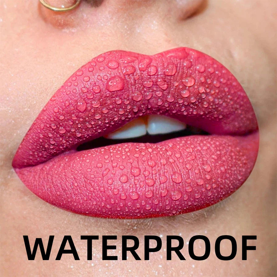 19 Colors Matte Velvet Lip Gloss - Waterproof, Long-lasting & Hydrating