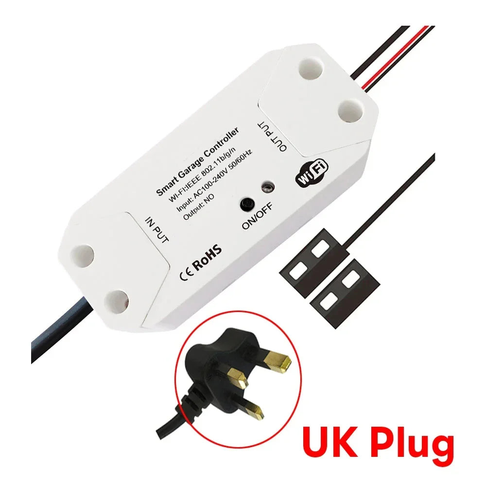 Tuya WIFI Smart Garage Door Controller - Alexa & Google Compatible