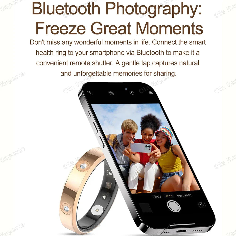 Xiaomi Smart Ring: Heart Rate & Stress Monitor, IP68 Waterproof