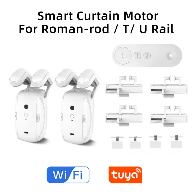 Smart Electric Curtain Motor with Voice Control