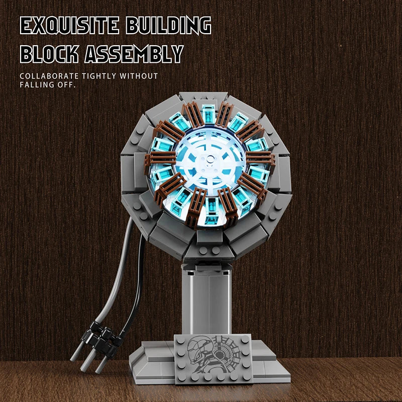 Build Your Own Iron Robot Mecha Man - Nuclear Reactor Light-Up Building Blocks | Perfect Gifts for Kids