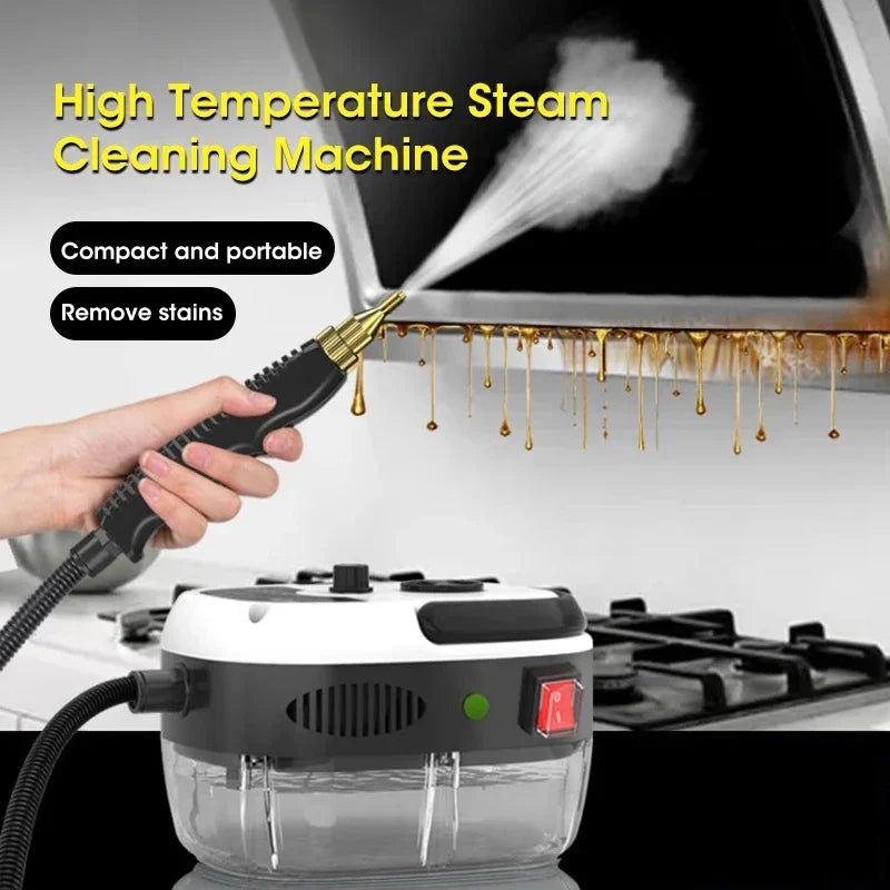 2500W High-Temperature Steam Cleaner for Home & Car - US/EU Plug
