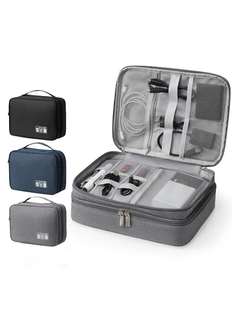Multifunctional Digital Accessory Storage Bag for Electronics
