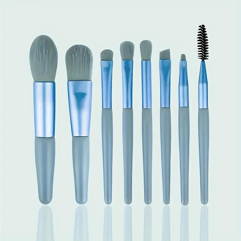 Portable 8/22/34Pcs Makeup Brush Set - Soft, Versatile Beauty Tool Kit
