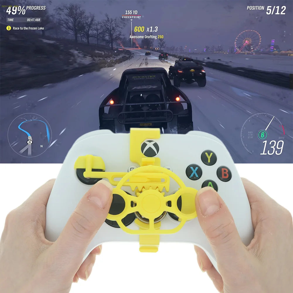3D Printed Mini Steering Wheel for Xbox Series X/S Racing Games