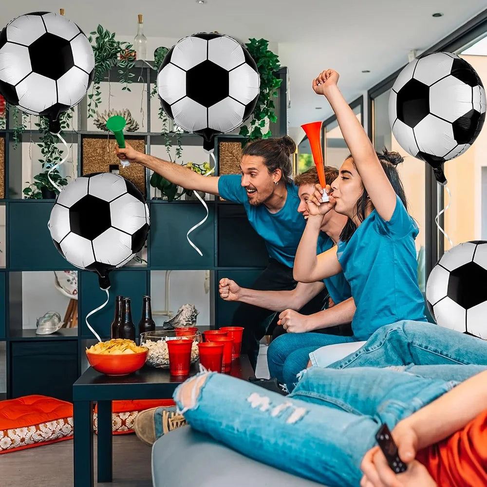 18-Inch Soccer Balloons - Perfect for Sports Themed Parties
