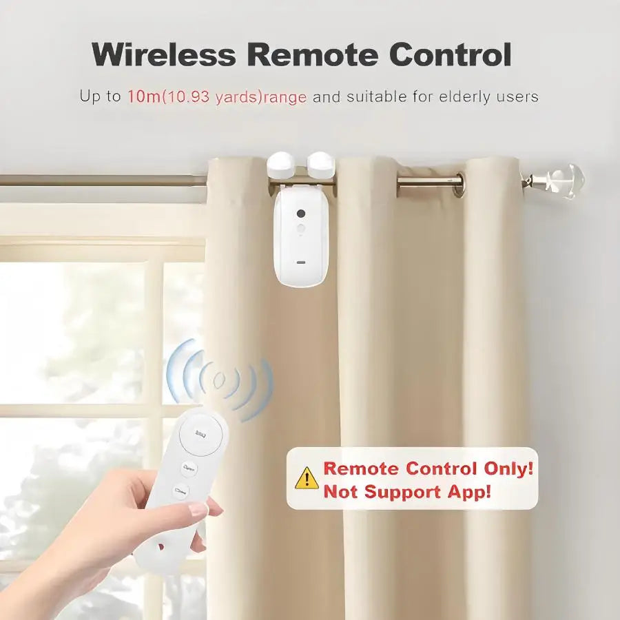 Smart Electric Curtain Robot with Remote