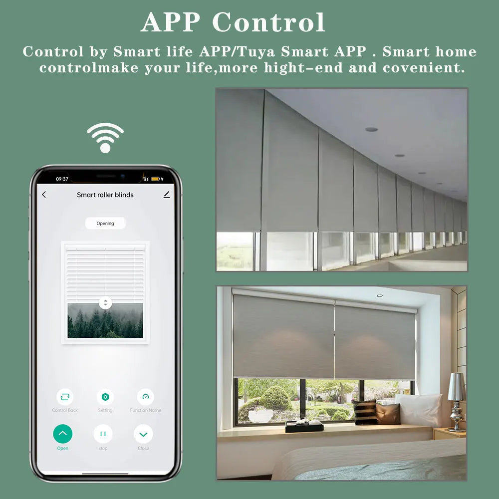 Smart Curtains Motor: WiFi & ZigBee