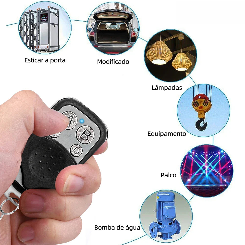 Universal 433MHz Remote Control Duplicator for Garage Doors & Gates