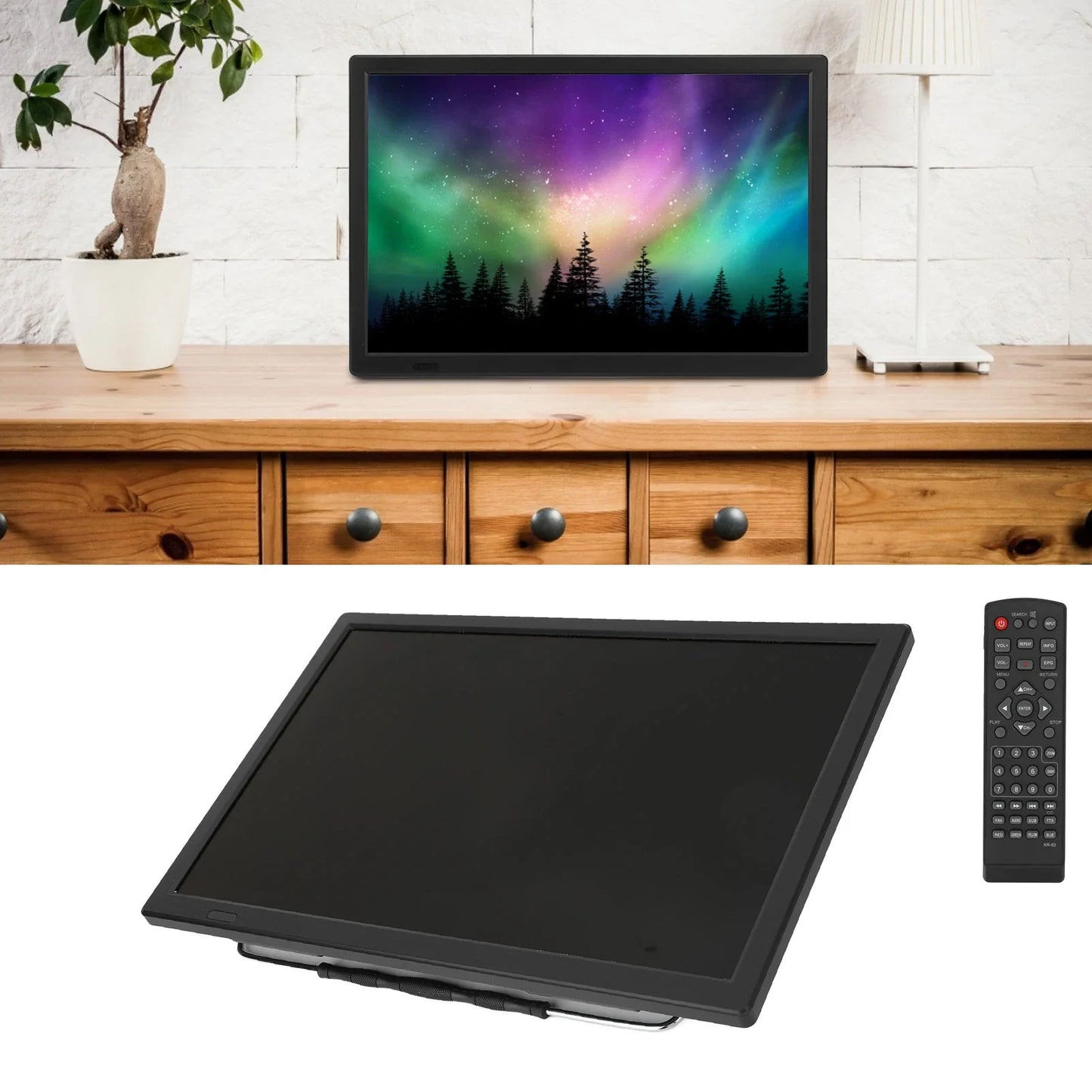 15.5 Inch Portable Digital TV with ATSC High Sensitivity