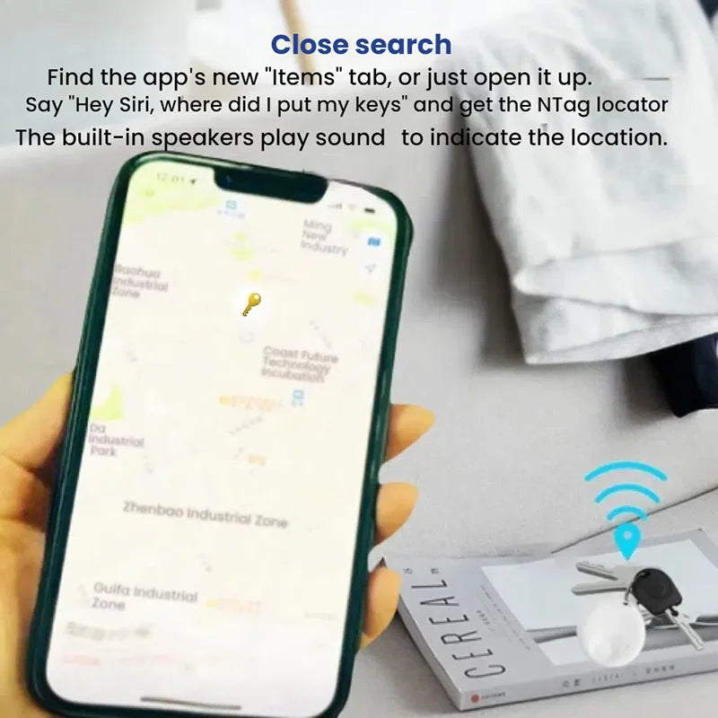 Mini Smart Tag Bluetooth Luggage Tracker - Apple Find My Compatible