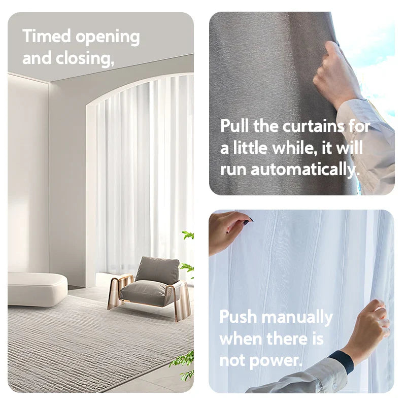 Zigbee Smart Curtain Robot