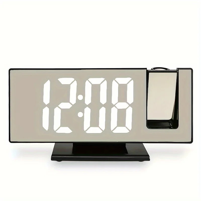 LED Projection Alarm Clock with USB