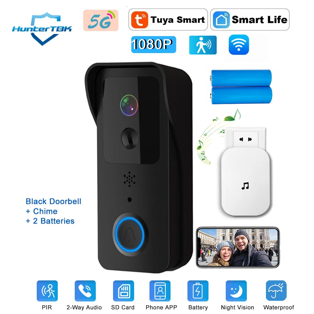 5G 2.4G WiFi Video Doorbell