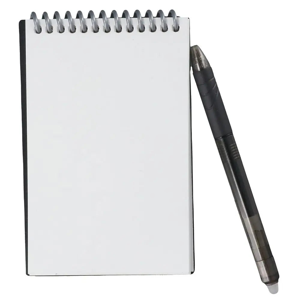 Smart Notebook Work Black Reusable Notepad | Eco-Friendly & Portable Writing Pad