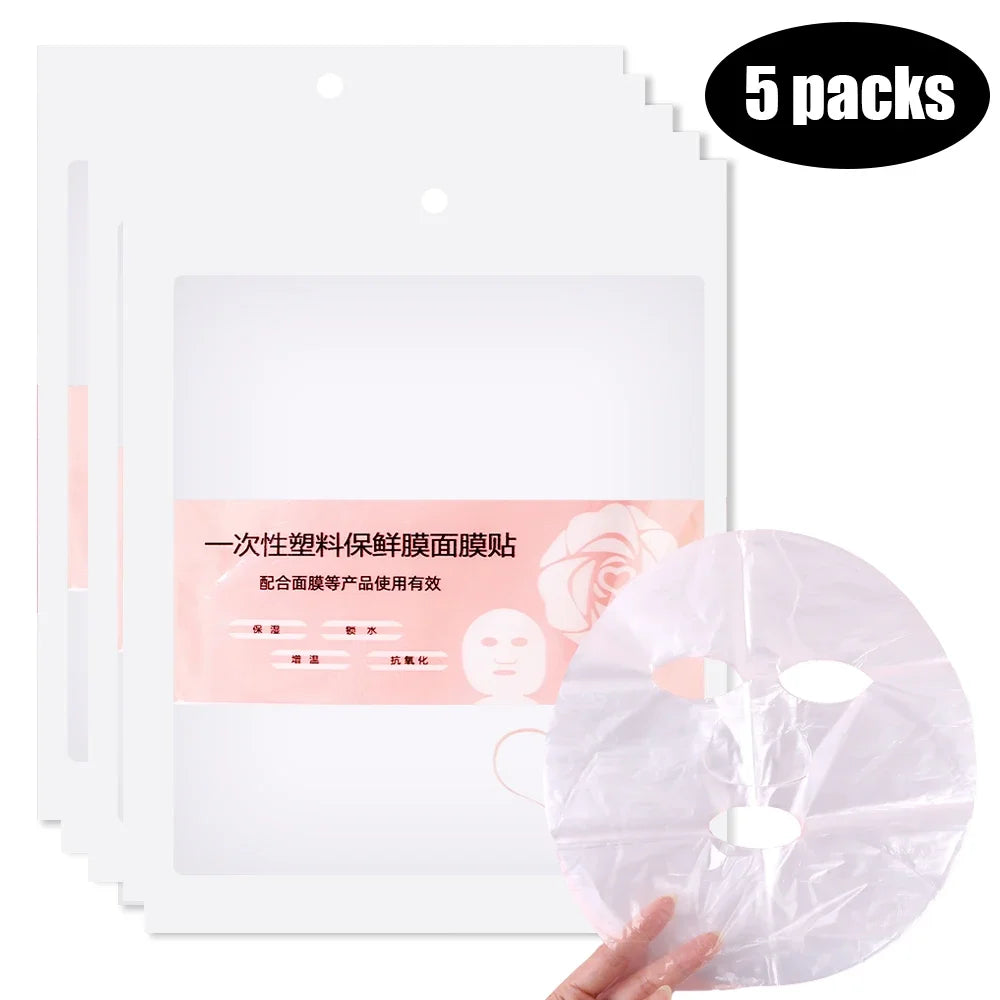Transparent Disposable Neck Masks for Beauty Care