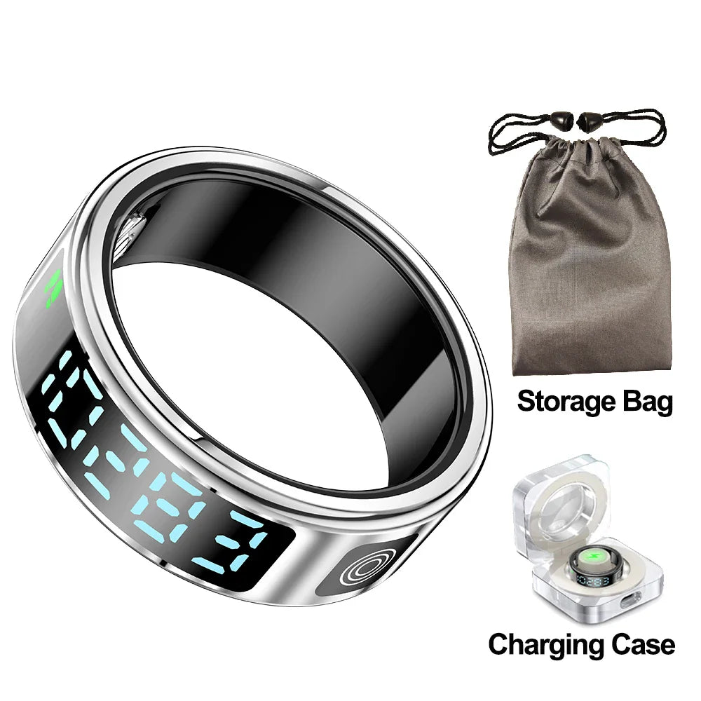 2025 SR08 Smart Ring with LED Display