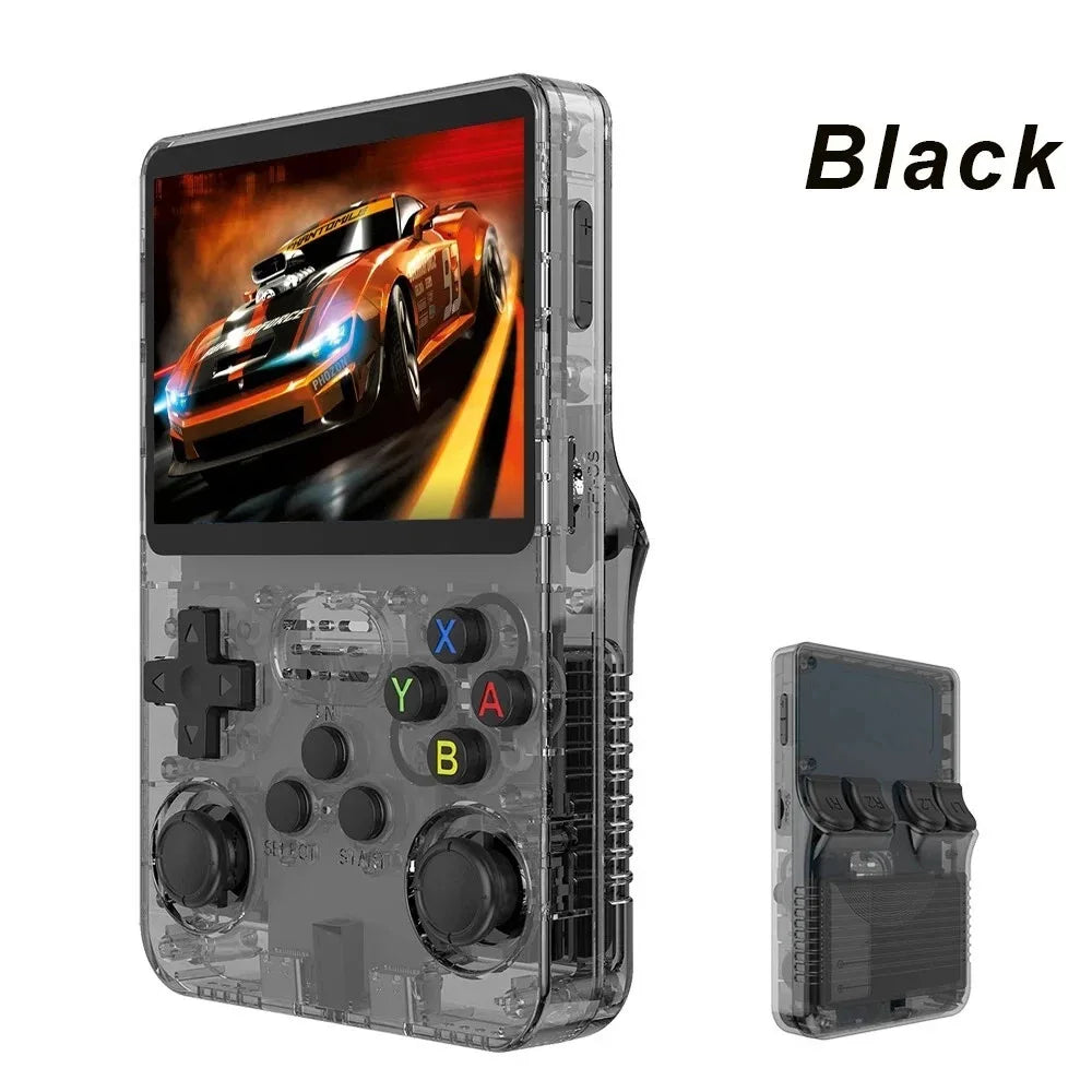 R36S Retro Handheld Video Game Console - 3.5" IPS Screen, 128GB Storage