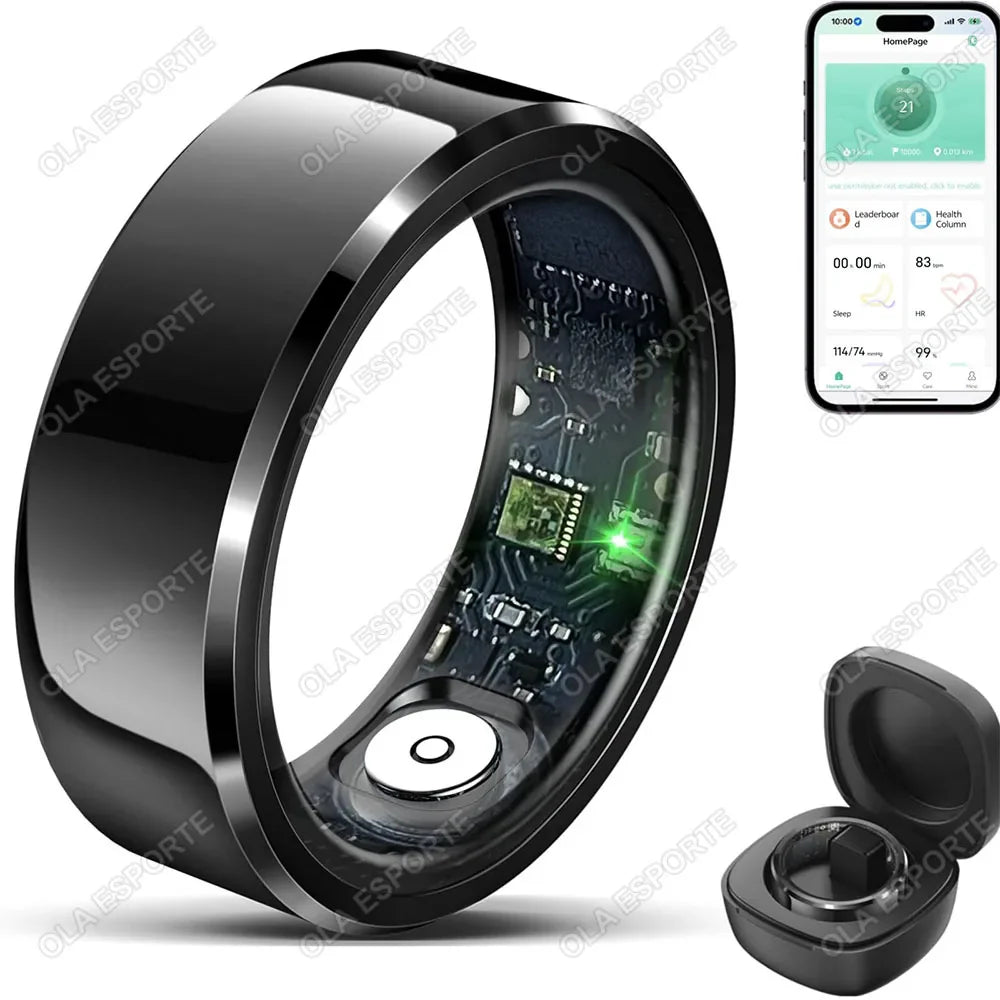 Xiaomi Smart Ring with Blood Pressure & Heart Rate Monitoring, Waterproof & Multi-Sport Mode