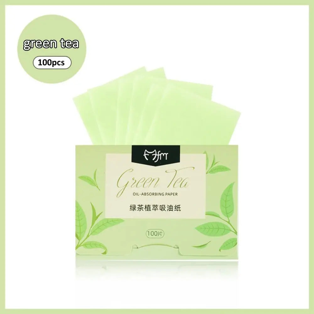 Face Oil Absorbing Paper - 100 Sheets for Oil Control & Cleansing
