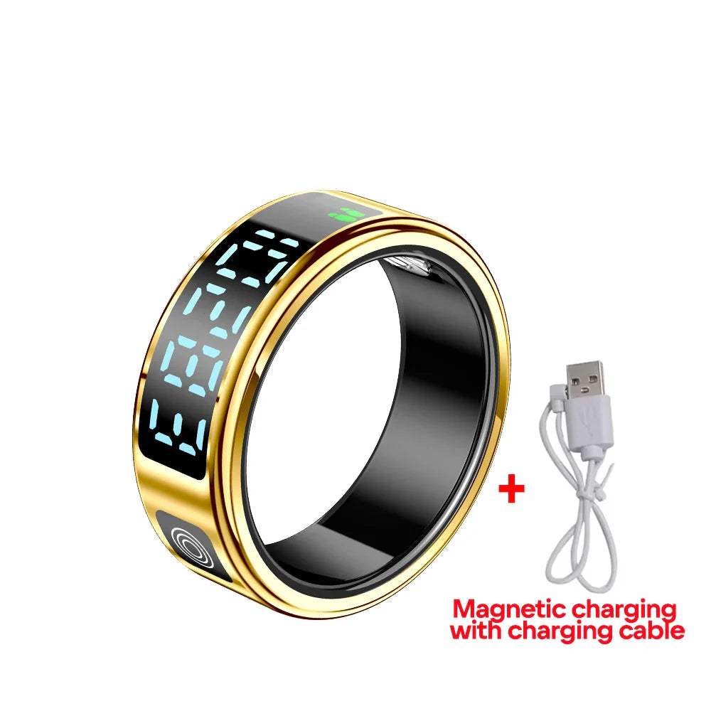 2025 SR08 Smart Ring with LED Display
