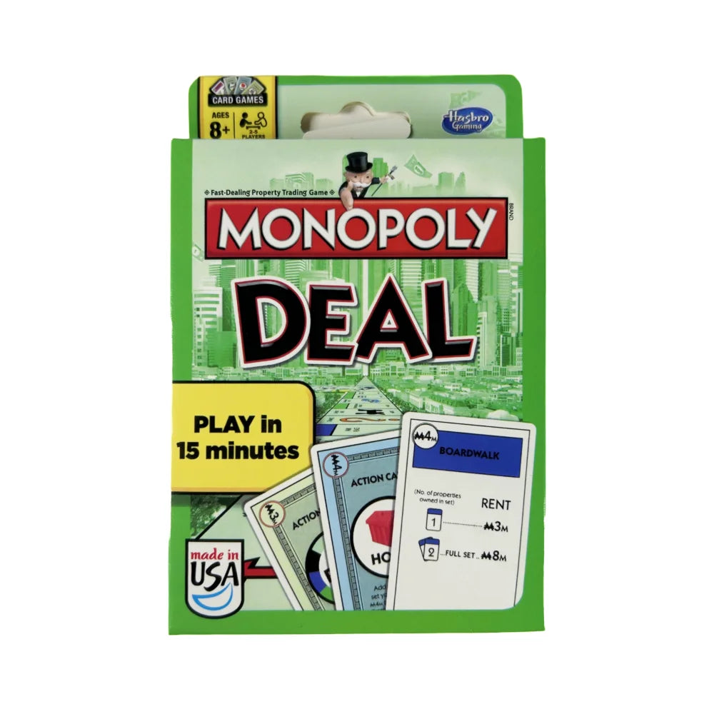 Monopoly Deal Quick-Playing Card Game for Families & Kids Ages 8+