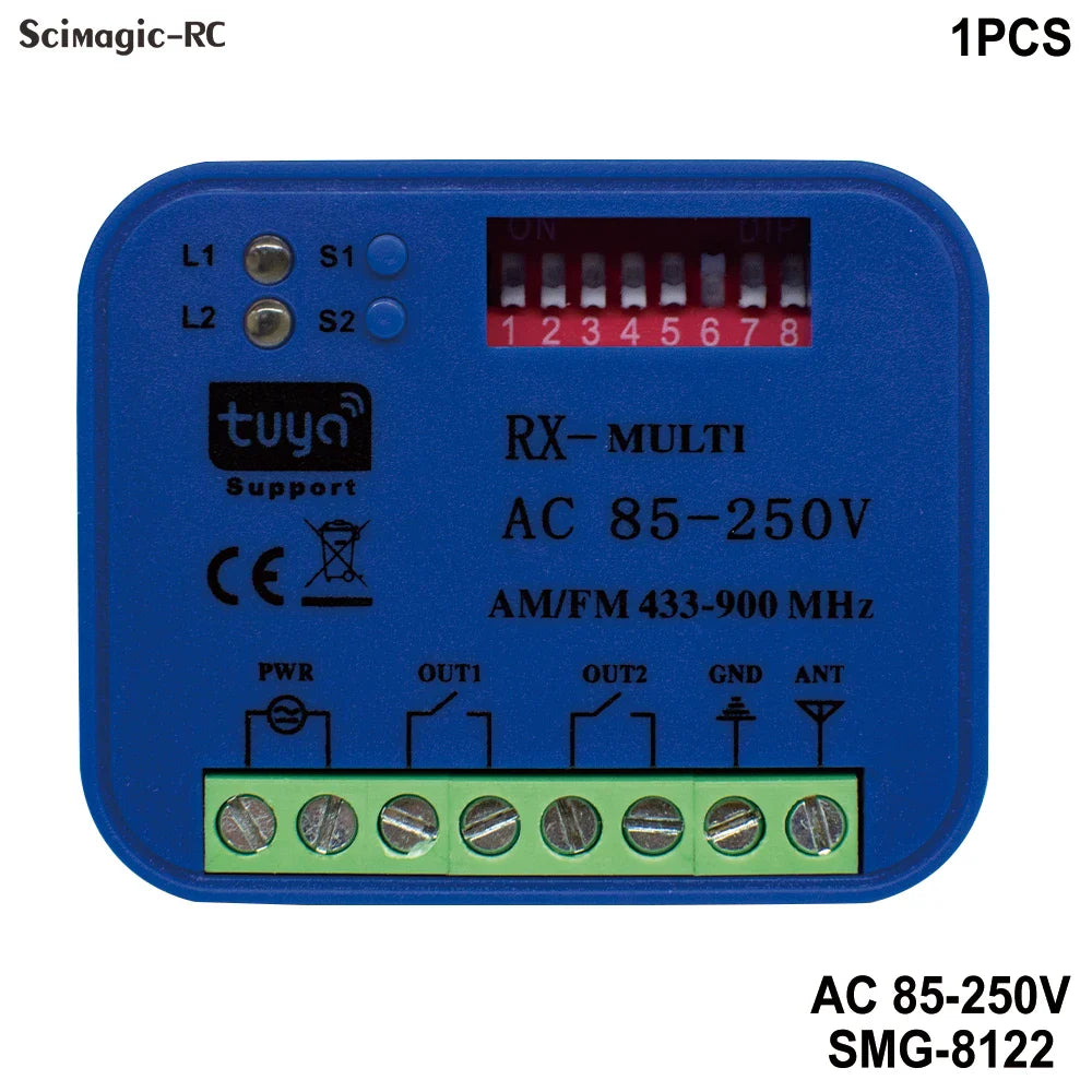 Universal WiFi Garage Door Remote Control Receiver - Tuya Smart Switch Module