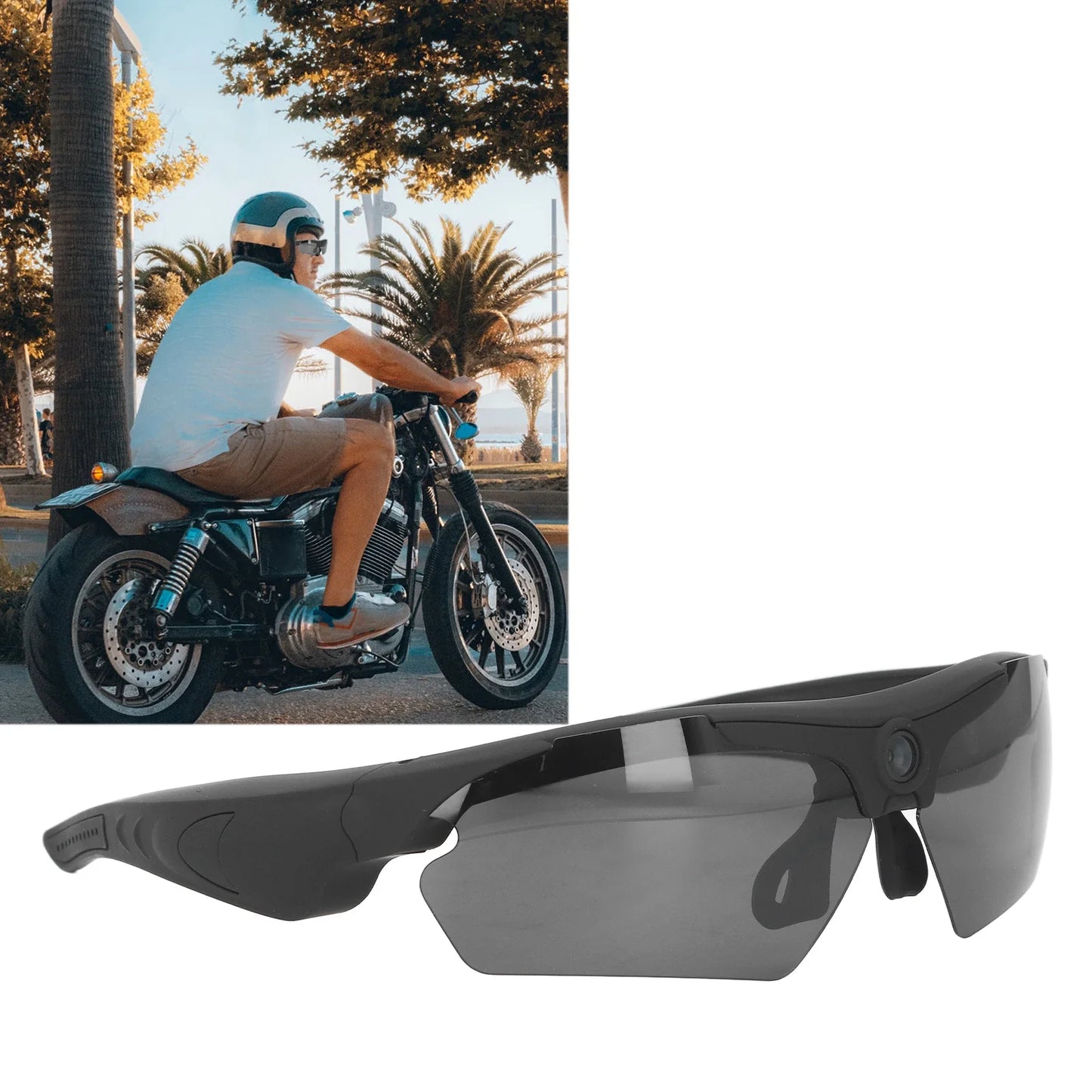 Camera Glasses with 1080P HD Video Recording for Outdoor Activities