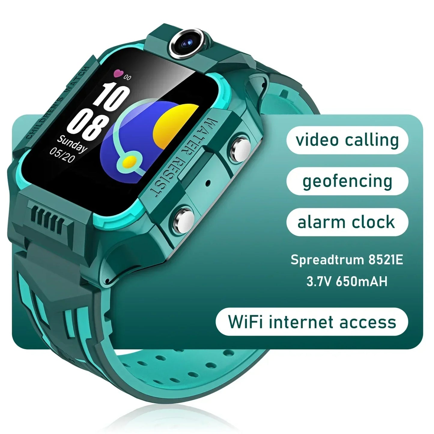 4G Kids Smart Watch with GPS & Video Call | IP67 Waterproof Tracker