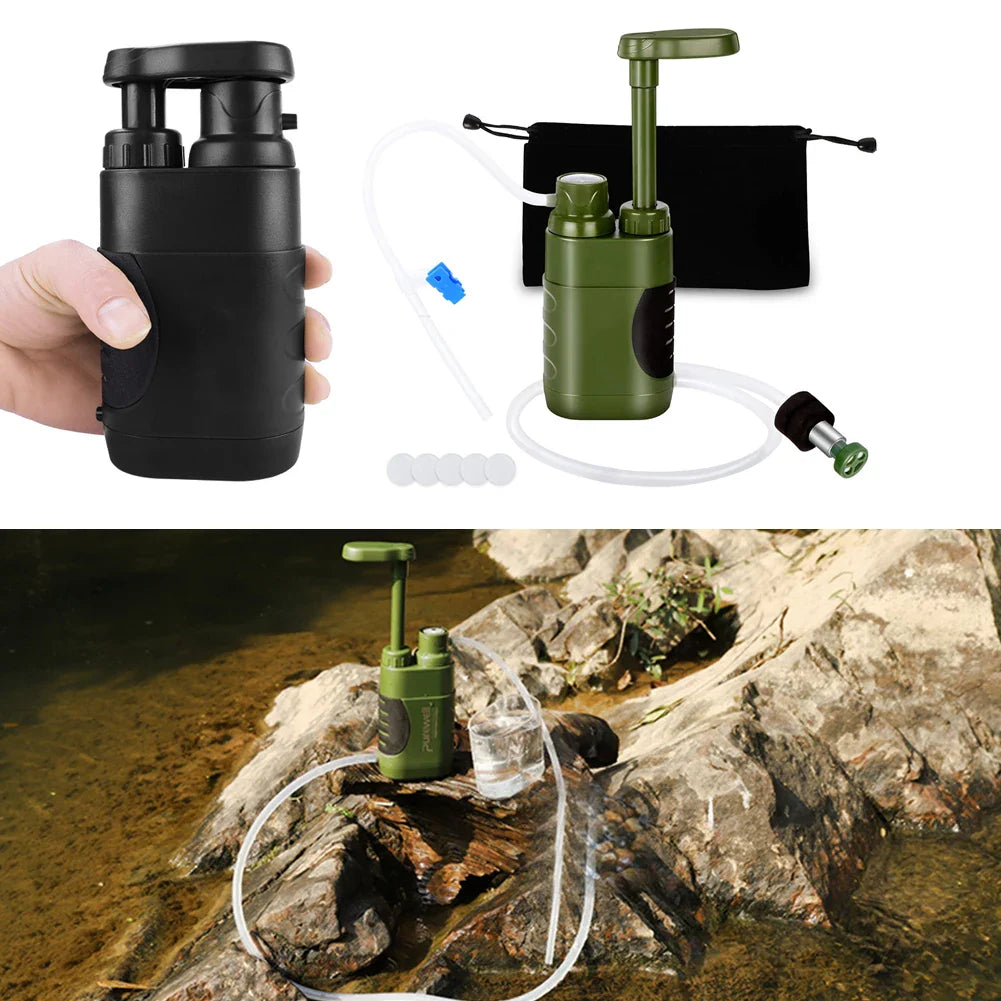 Portable Water Filter & Survival Kit