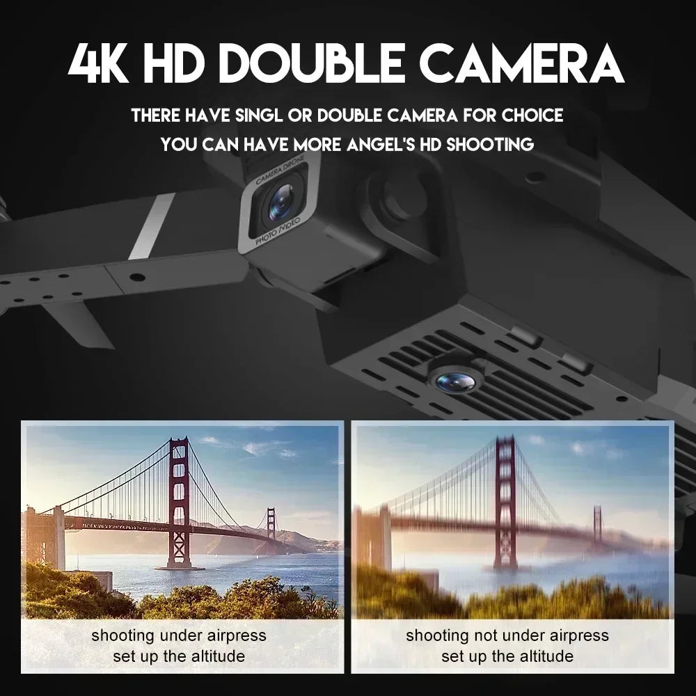 E88 Pro 4K Drone with Wide Angle Camera, Foldable Design, WiFi FPV