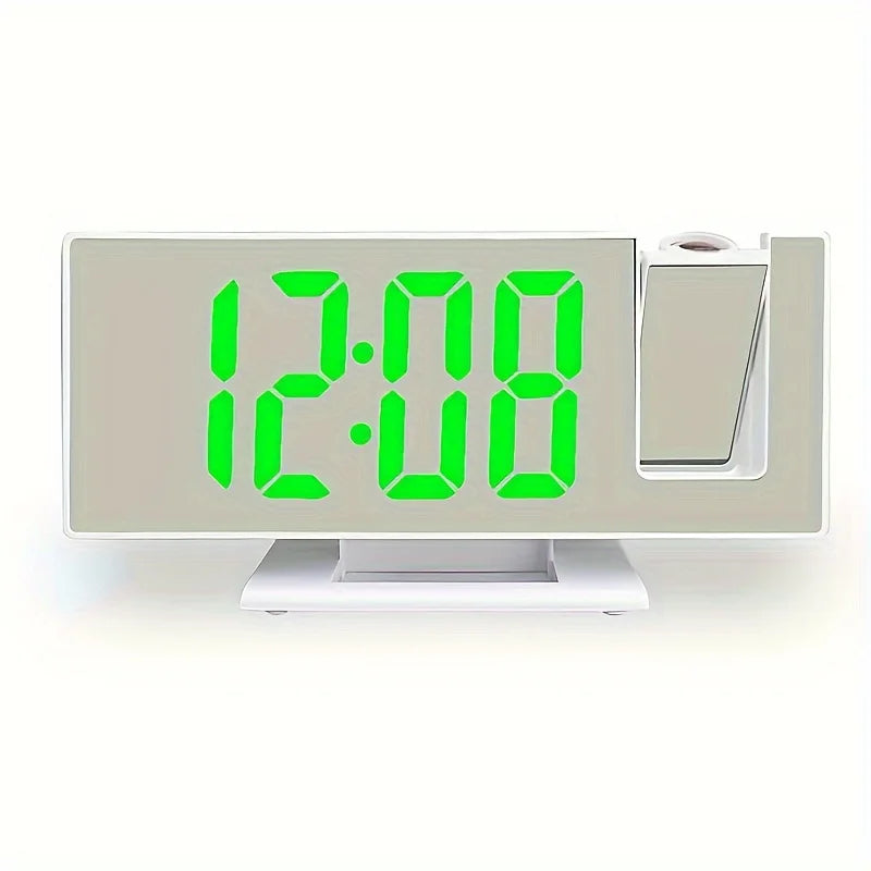 LED Projection Alarm Clock with USB