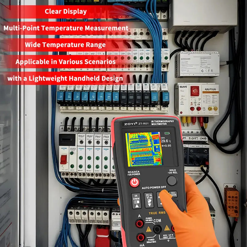 ZOYI ZT-R01 two-in-one infrared thermal imaging multimeter Industrial electric floor heating circuit board maintenance
