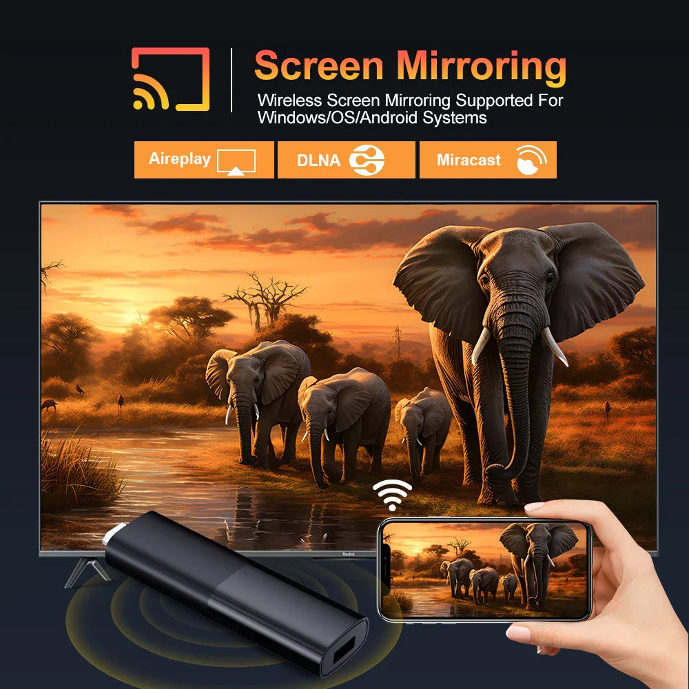 Velec Smart TV Stick Android 12 | 8K Streaming | Voice Remote