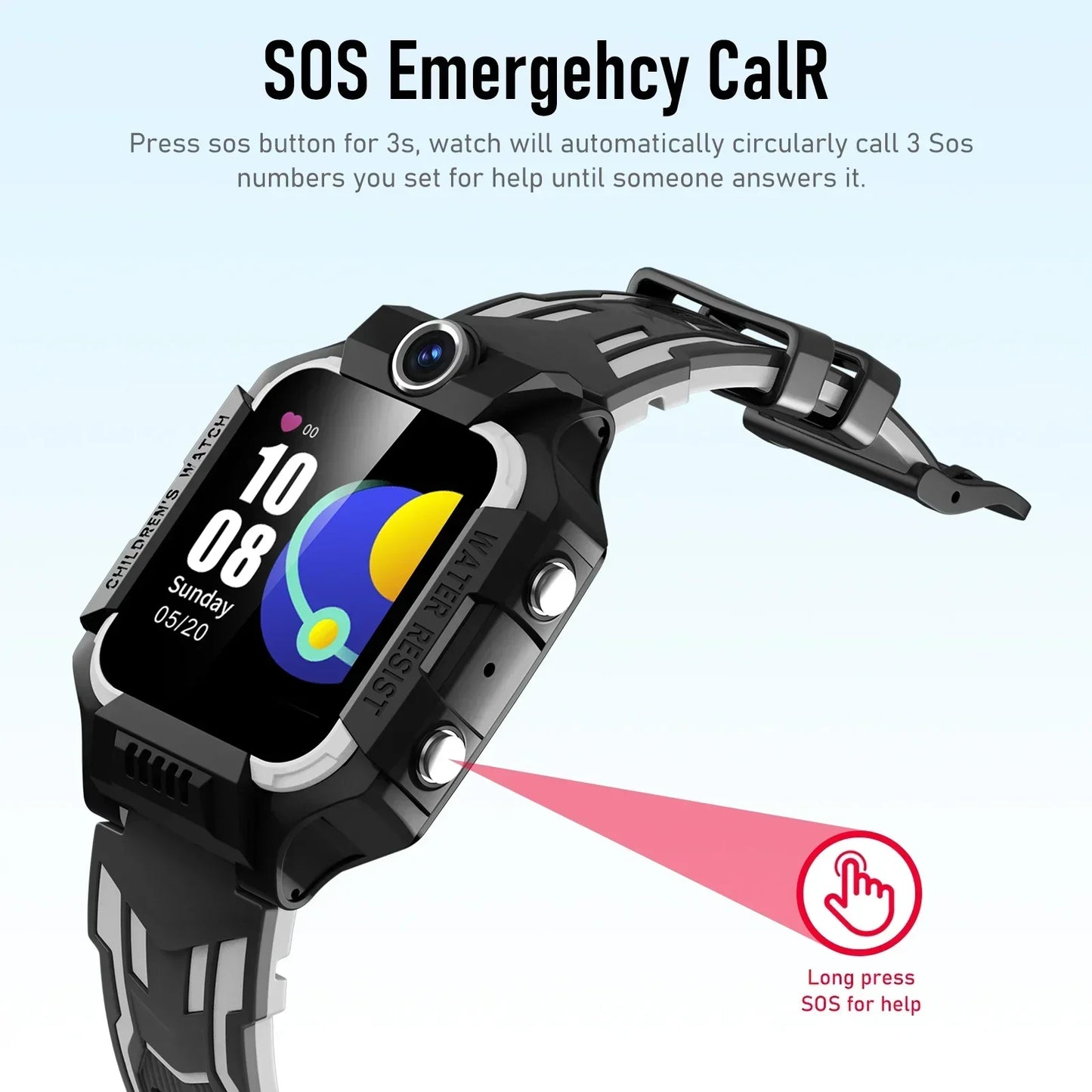 4G Kids Smart Watch with GPS & Video Call | IP67 Waterproof Tracker