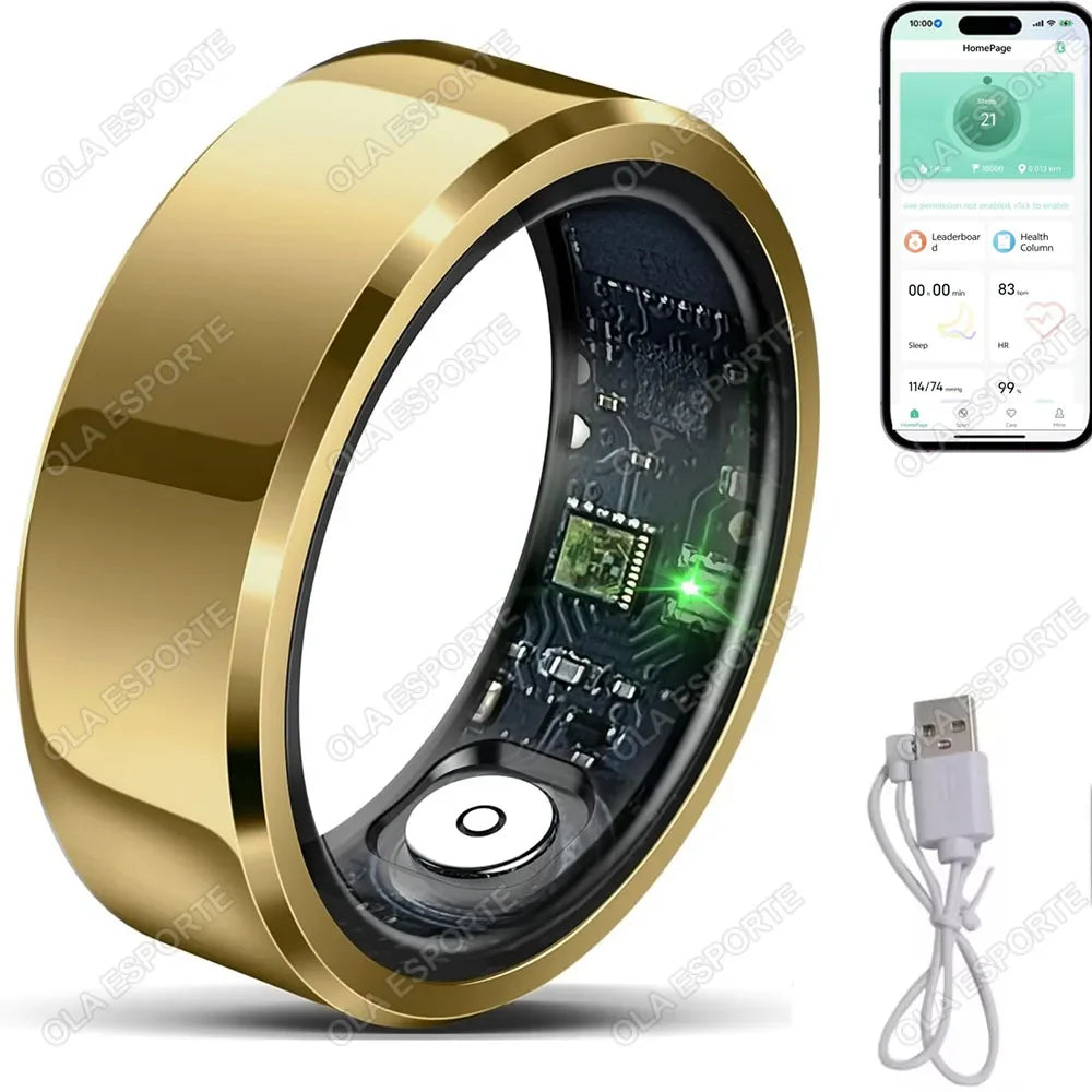 Xiaomi Smart Ring with Blood Pressure & Heart Rate Monitoring, Waterproof & Multi-Sport Mode