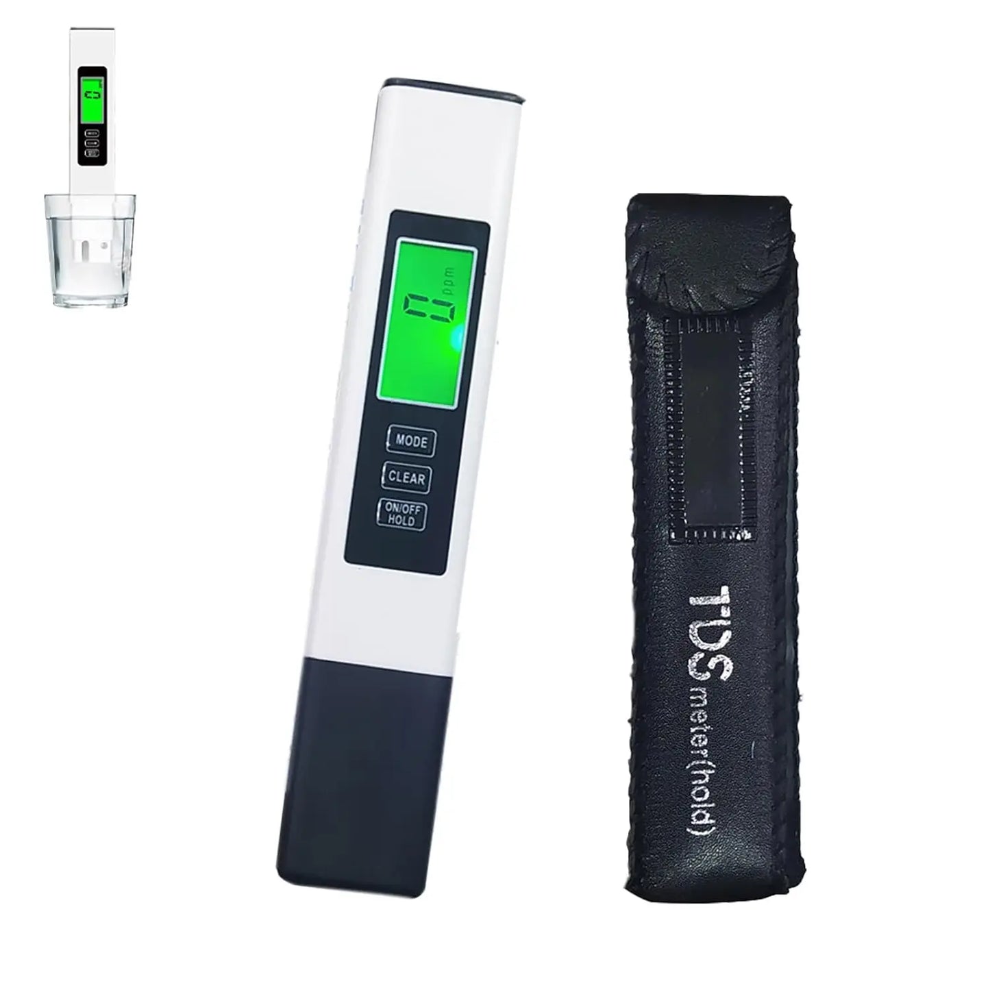3 in 1 TDS Meter Digital Water Quality Tester for Tap, Pool, Hydroponics, and Aquarium
