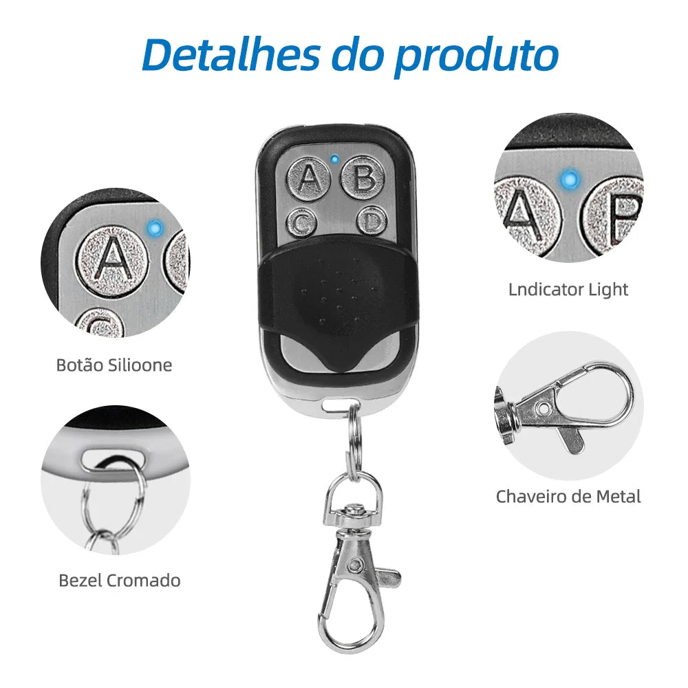 Universal 433MHz Remote Control Duplicator for Garage Doors & Gates