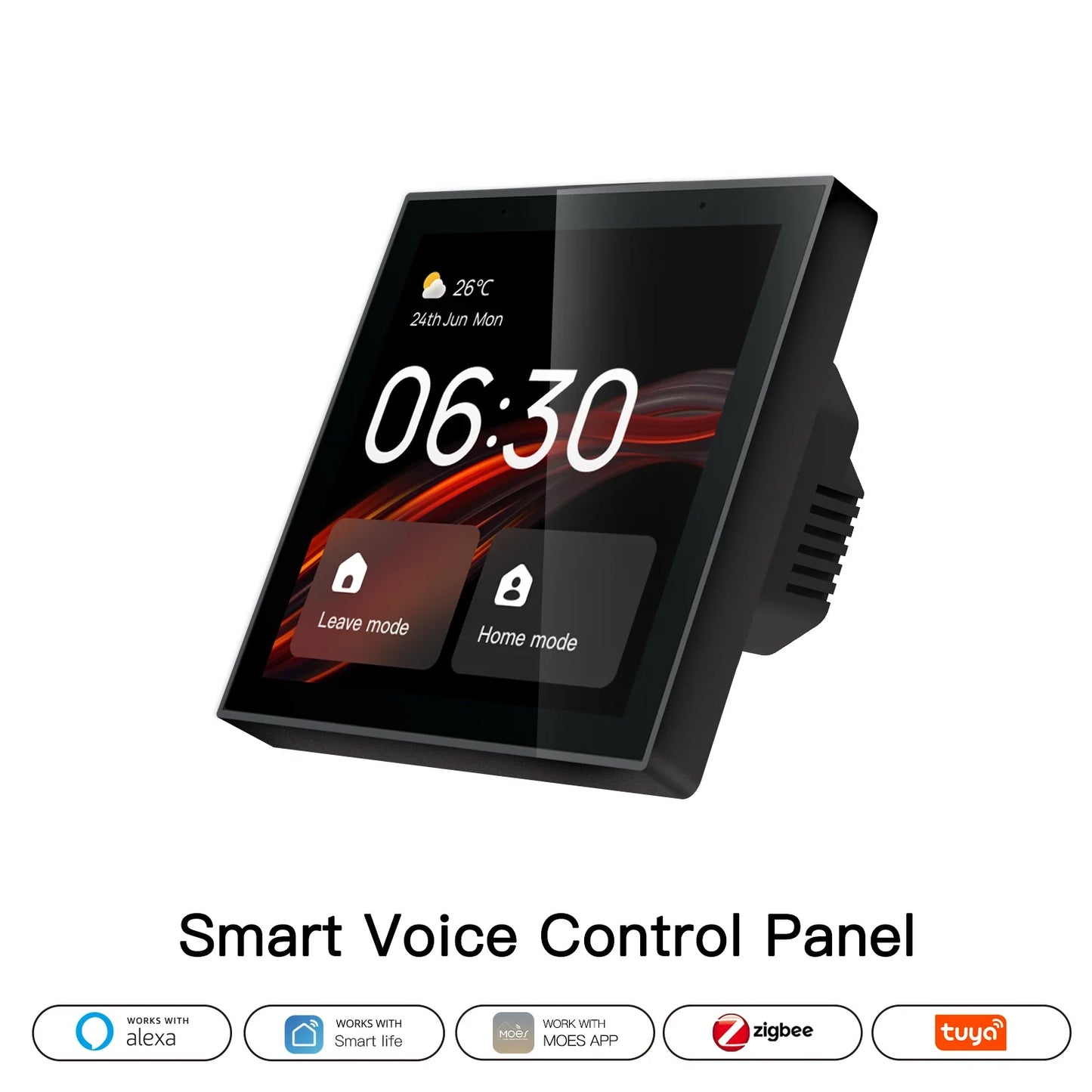Tuya WiFi Smart Touch Screen Control Panel with Voice and ZigBee Integration